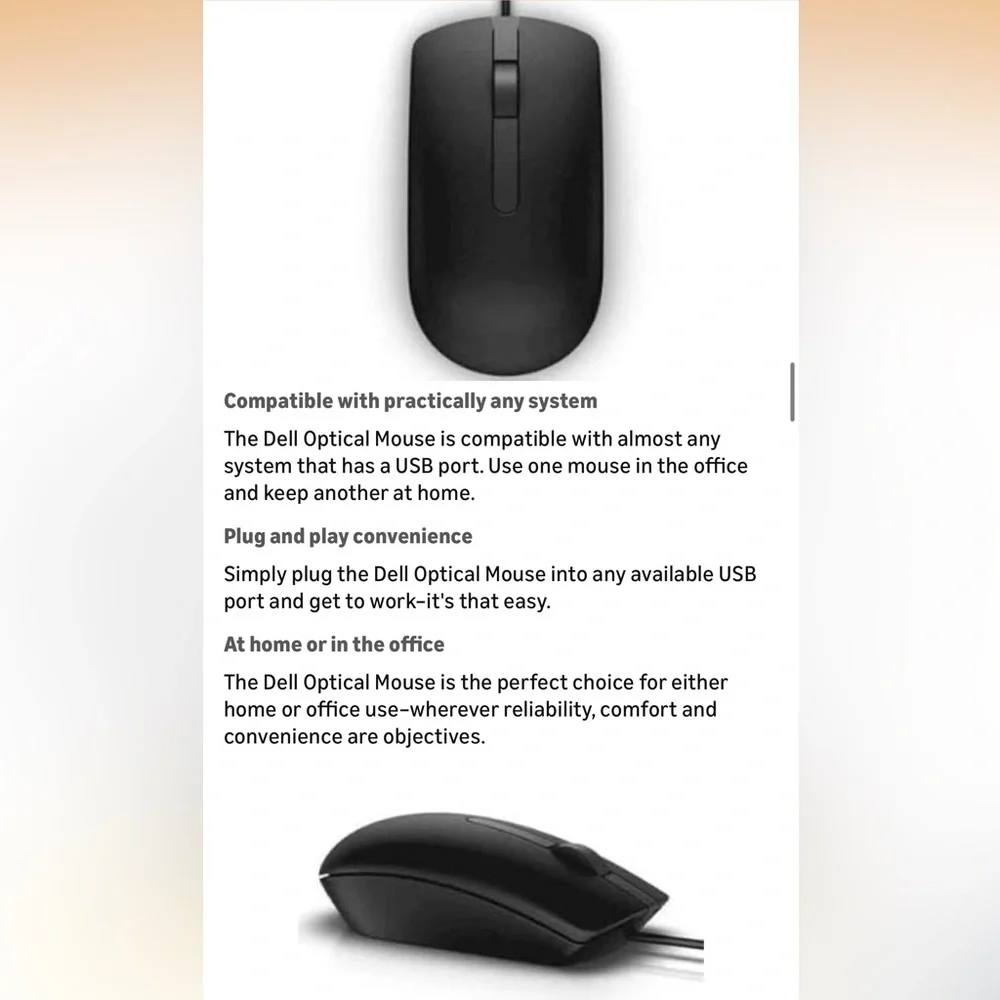 Dell sleek black